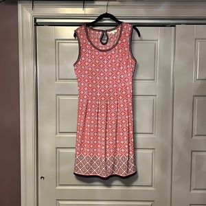 Sleeveless midi summer dress